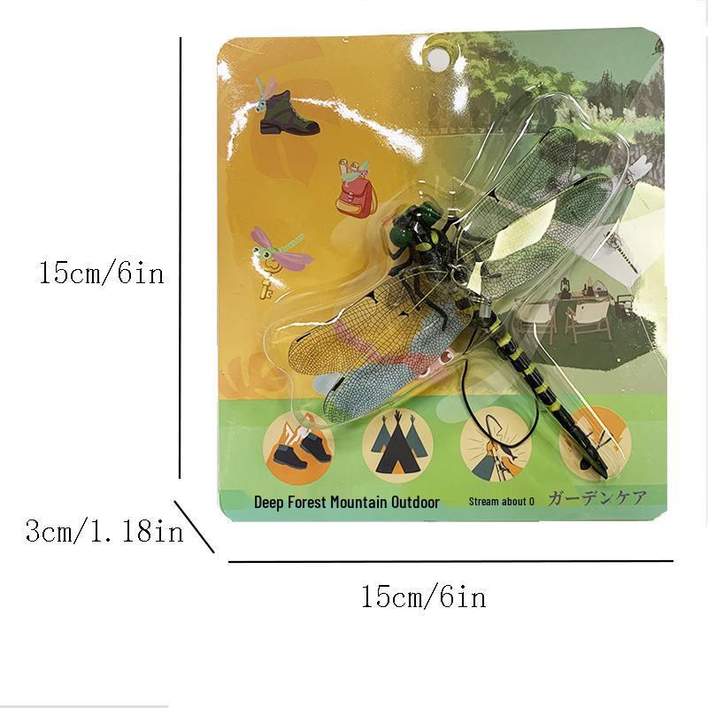 Large Dragonfly Mosquito Repellent Toy (12cm Wingspan) - Outdoor Simulation Model