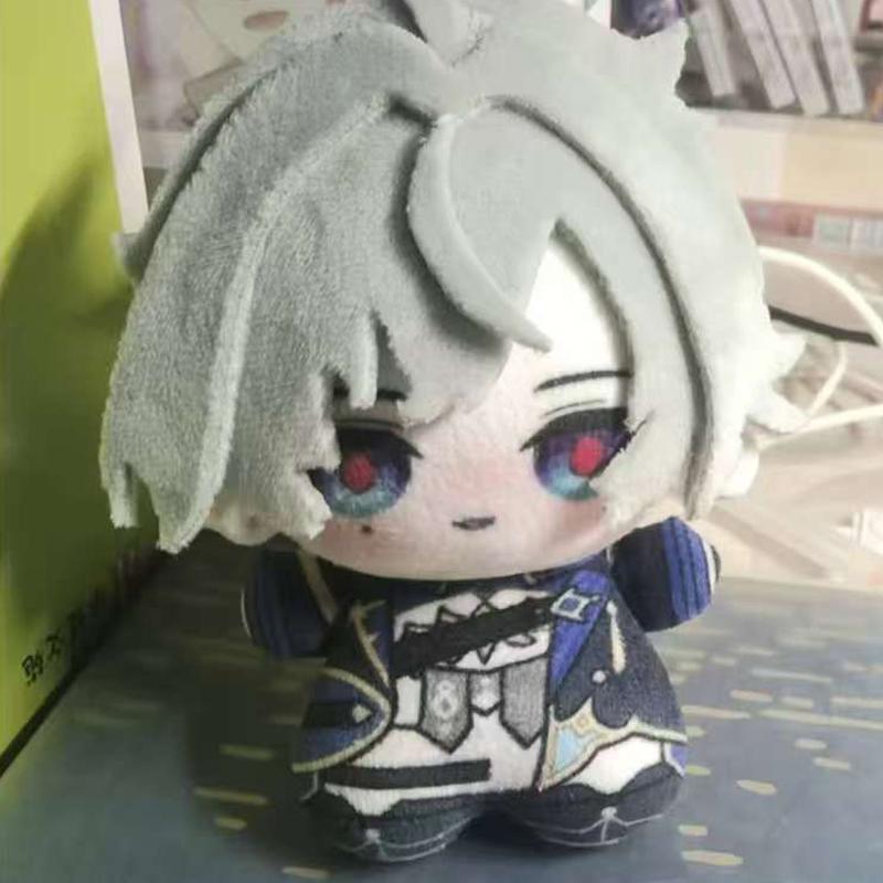 10cm Stuffed Genshin Impact Lohen Plush Doll Toys Lohen Cosplay Plusie Toy Stuffed Backpack Birthday Gifts