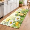 1 Stück, 2 Stück, 3 Stück Niedliche Frosch-Blumenmuster Fußmatten, Langlebig, Maschinenwaschbar, Badezimmerteppich Geeignet für Wohnzimmer, Schlafzimmer, Büro