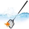 Small Pool Skimmer Net Fine Mesh Pool Salvage Net Aquarium Cleaning Tool Portable Debris Removal Accessories for Fish Tank Tubs