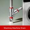 Three Way ABS Water Distributor for Drain Pipe Connection Between Washing Machine Dryer and Utility Sink Installations