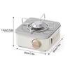 Outdoor Camping Stove, Portable Butane Stove, Stainless Steel Gas Valve Propane Burner Stove For Camping