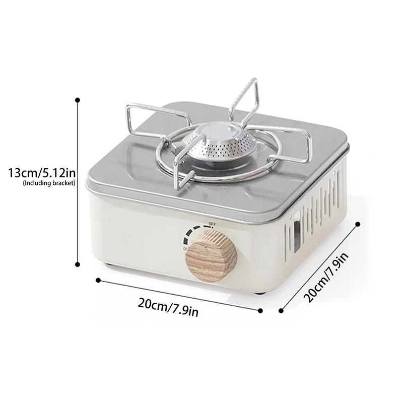 Outdoor Camping Stove, Portable Butane Stove, Stainless Steel Gas Valve Propane Burner Stove For Camping