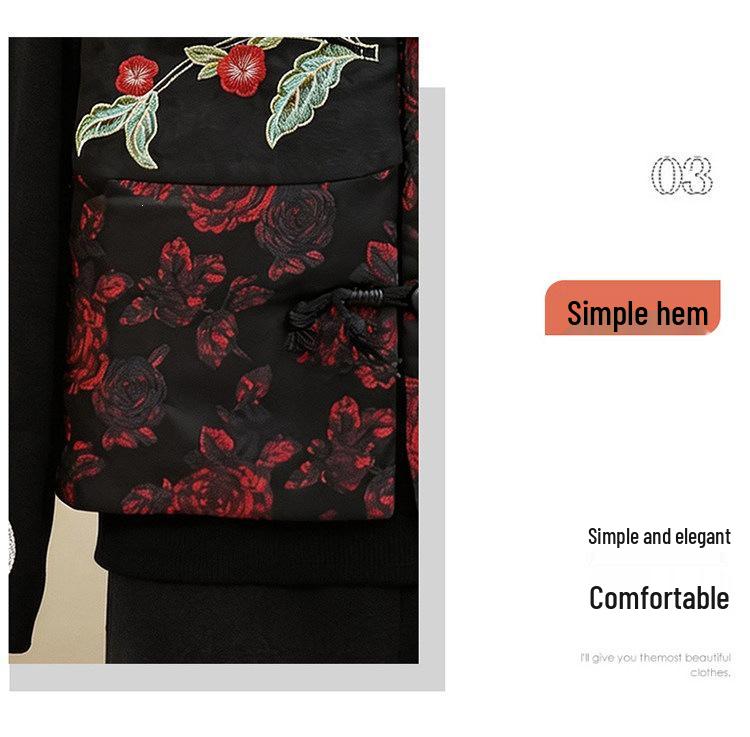 Mother's Day 2026 Elegant Tang Suit Vest for Middle-Aged Women