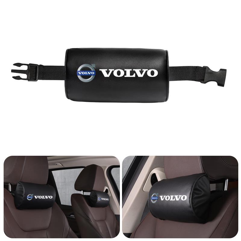 1 bucată Tetieră Auto Pernă Gât Scaun cu Logo Mașină Pentru Volvo V60 V40 XC90 S60 C30 XC60 V50 V70 S90 XC40 S80 V90 EX30 EX90 EM90 C40 S40