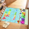 Numberblocks Personalized Name Floor Mat Design for Hallway Living Rooms Foyer Dining Room Antislip Carpet Anime Office Decor Best for Christmas