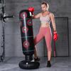 Inflatable Punching Bag  PVC Material Kickboxing Bag Freestanding with Instant Bounce Back Movement for Kids and Adult