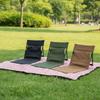 Aluminum Zinc Zinc Alloy Frame Foldable Camping Chair Comfortable Sitting Single Lazy Chair  Outdoor Camping