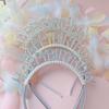 Birthday Gift Zinc Zinc Alloy Birthday Hair Hoop Rhinestone Crown Female Jewelry Happy Birthday Headband
