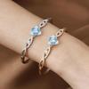 Retro Lotus Diamond-Encrusted Cloisonné Enamel Bracelet - Colorful Luxury Women's Bangle Jewelry