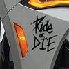 Ride or Die Aufkleber Auto Style Aufkleber Tuning Rennauto Aufkleber und Decals Lustig 8x6.1cm Motorrad Bike Dekoratives Zubehör