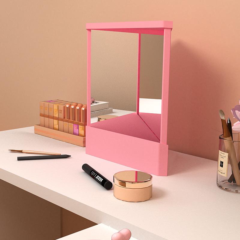 

True Reflection Desktop Makeup Mirror – Non-Reversing, Accurate Reflection Mini - 14*17*7 цвітіння вишні, рожевий колір