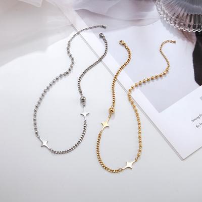 Star Splicing Necklace Women's Trend Cold Wind Temperament Collarbone Chain