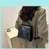 Fashionable Minimalist Backpack For College Students Stylish Unique Design 2024 Black White Blue Brown Colors
