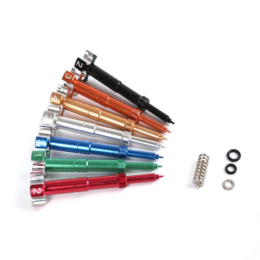 Air Fuel Mixture Screw Set for FCR PWK Carburetor Pilot Screw Adjuster for KTM CRF TRX YZF Motorcycle Dit Pit Bike ATV