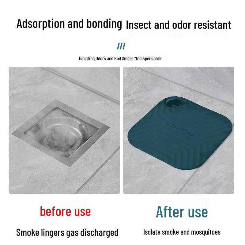 Bathroom Floor Drain Silicone Deodorizer: Odor-Proof, Insect-Proof, and Anti-Backflow Pad