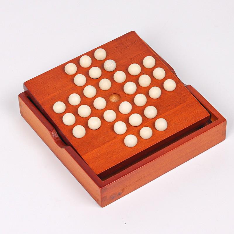XO Tic Tac Toe Casual Puzzle Game - Wooden Tabletop Toy