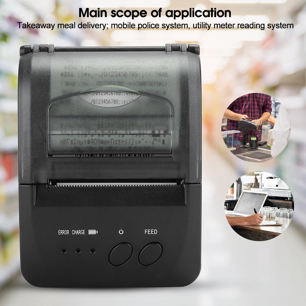Thermal Printer Wireless Light Weight for Bluetooth  Linux  Android  IOS