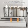 Retractable Storage Basket For Home Organization Ideal For Kitchen Cabinets And Bathroom Shelves Carbon Steel Design