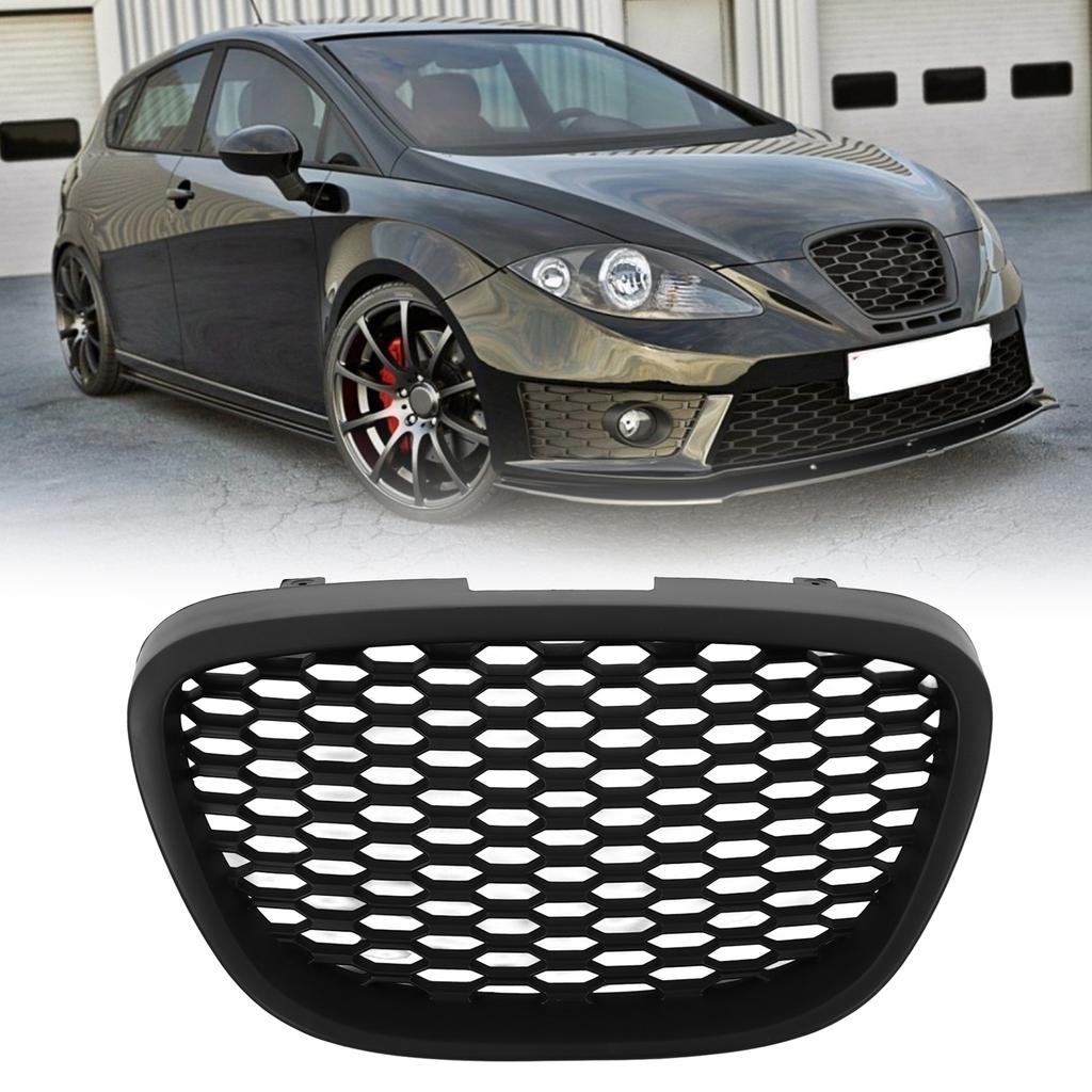 Frontgrill Wabengrill Mattschwarz 1133007 Ersatz für Seat Leon Altea Toledo