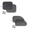 Pack of 2 Mesh Cloth Automobile Sunshade Portable Reusable Children Protecting Sunproof Foldable Replacement Sun Shade