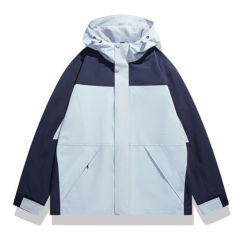 Outdoor Jacket Couple Spring and Autumn Mountaineering Suit Men and Women with The Same Three-proof Hooded Jacket
