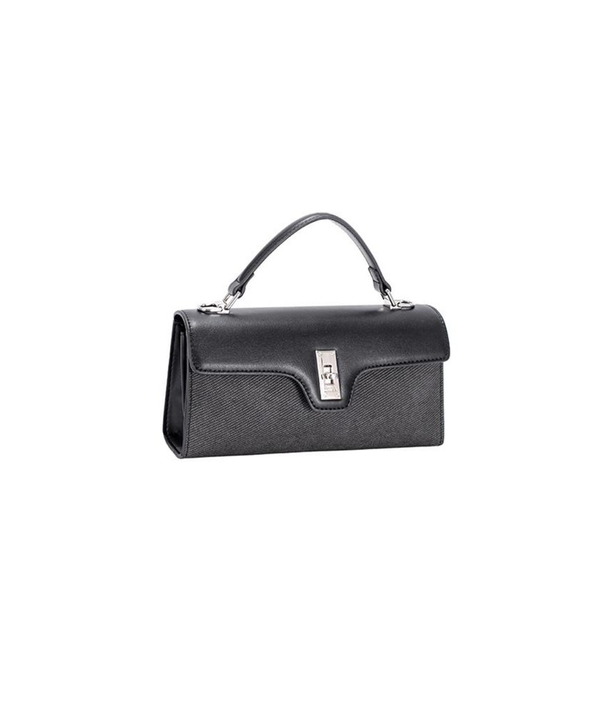 David Jones Le Mare 3-Way Petit Flap Baguette Leather Bag Olive Branch (Cm8370)