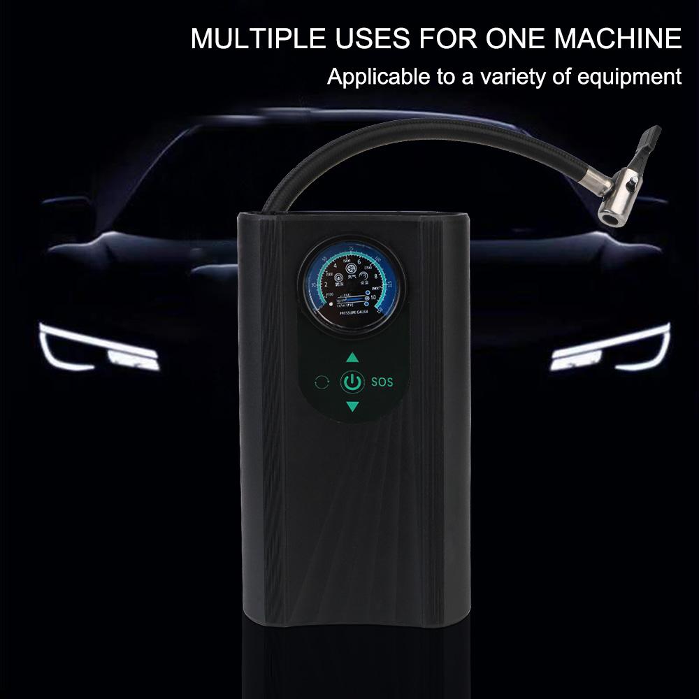 Quick Inflating 12V High Precision Motorcycle Tyre Inflator Handheld Air Pump for Motorbike Auto Bicycle Electric Air Compressor
