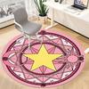 Card Captor Sakura Office Round Area Rug,  Under Office Chairs Bedroom Living Room Home Decor a0908189