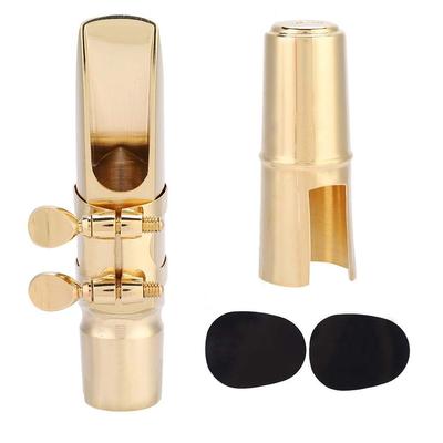 Generisches Altsaxophon Mundstück Set 2 Polster 1 Kappe