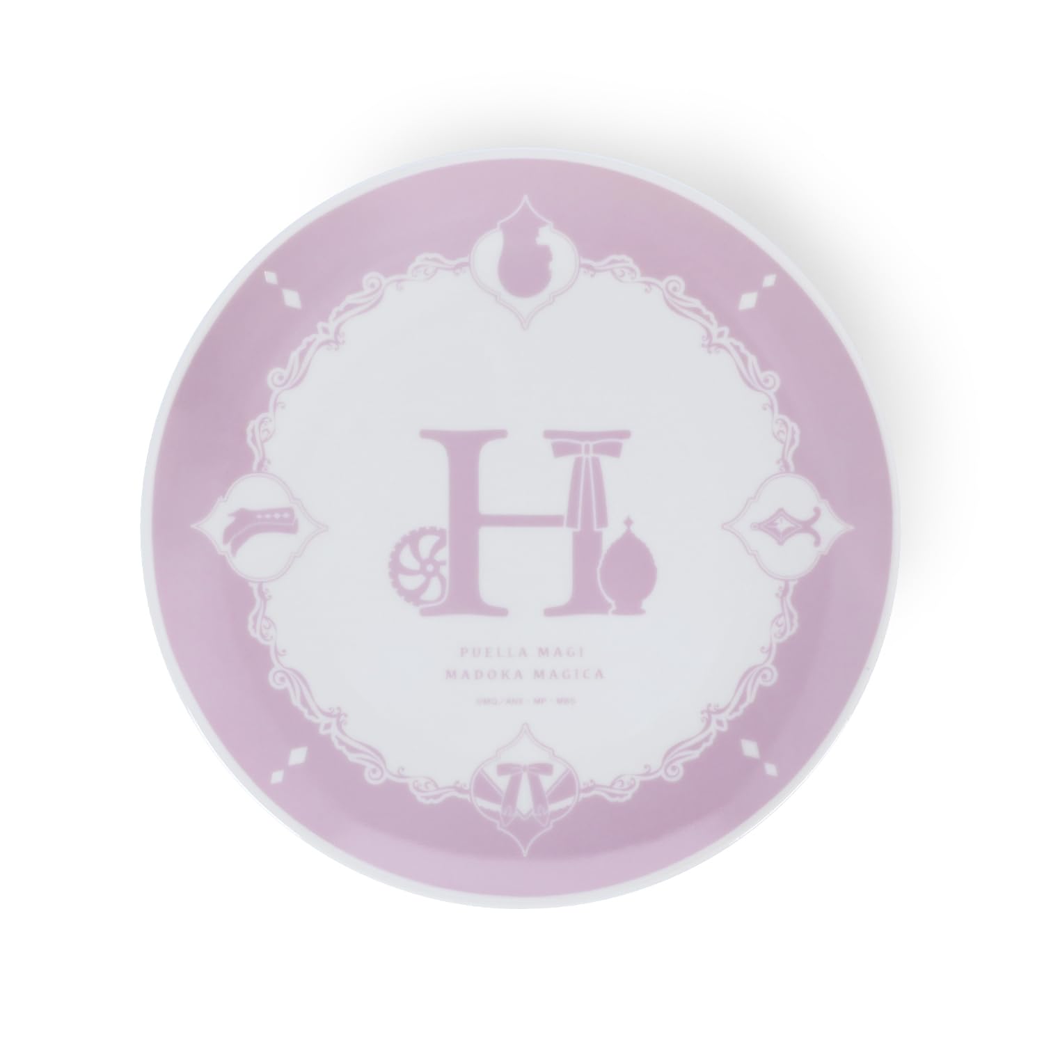 

TV anime Magi Madoka Akemi Homura initial motif sweets plate Puella Magica