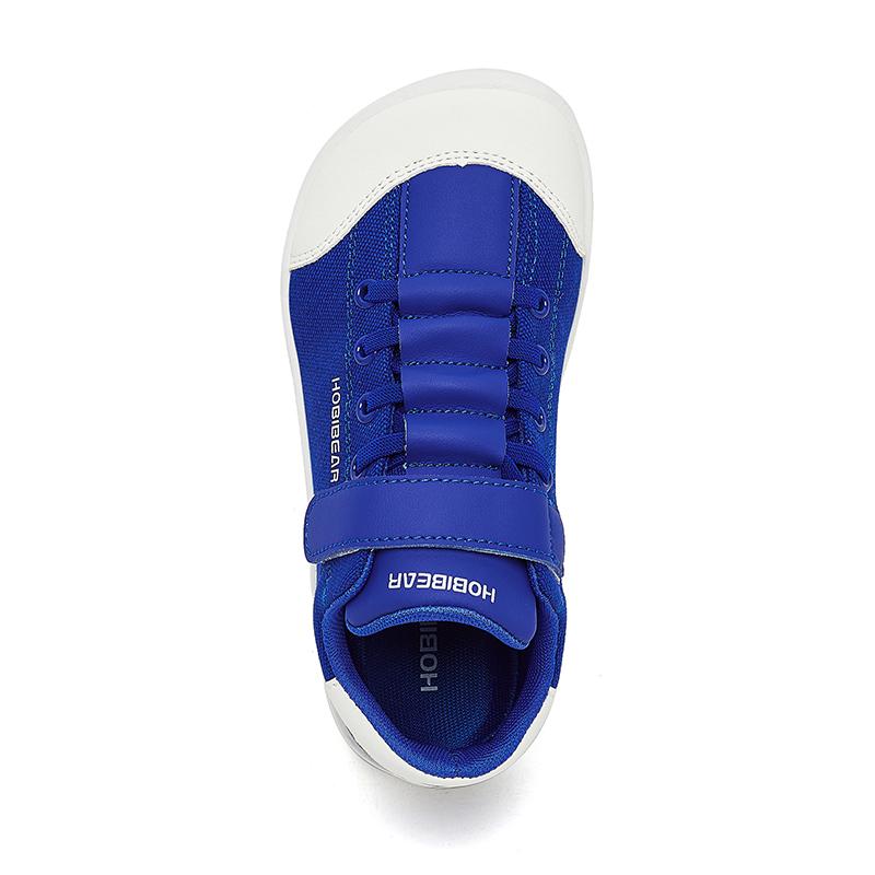 HOBIBEAR Kids Barefoot Shoes Wide Toe Zero Drop Walking Minimalist Sneaker Artificial Leather Comfortable Casual Shoes
