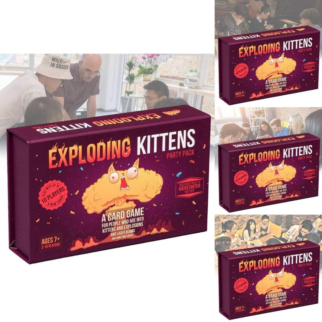 Zombie Kittens Card Game Interactive Tabletop Fun Family Entertainment