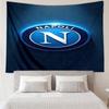 Napoli Football Club Emblem Tapestry Hanging for Bedroom,Livingroom, Playroom,Decor Art Room Wall Tapestry Holiday and Birthday Gifts