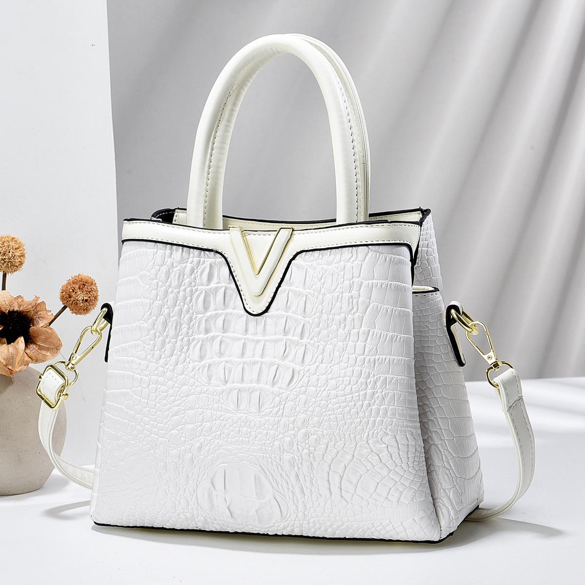 

Нова сумка великого розміру з візерунком крокодила Модна жіноча сумка Модні жіночі універсальні сумки через плече на одне плече