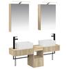 Bathroom Cabinet Set 5 Pcs Sonoma Oak 50 X 14.5 X 70 Cm