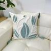 Nordic French Cream 3D Embroidered Sofa Pillow Cover 45x45cm Decorative Bed Cushion Case