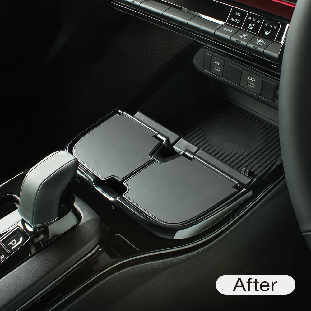 Tsuchiya Yac Console Tray for Toyota 60 Series Vehicle-Specific Prius, Black, SY-P18