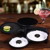 3-Tier Margarita Salt Rim Box for Large Glasses Double Compartment Glass with Juice Sponge Reusable Cocktail Bar Side Essential