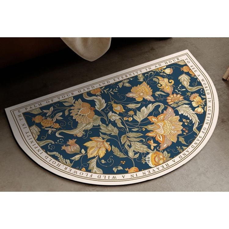 Retro Mata Podłogowa do Łazienki Szybkoschnąca Antypoślizgowa Odporna na Zabrudzenia i Odporna na Zużycie Mata Podłogowa