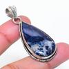 Natural Sodalite Gemstone Handmade 925 Sterling Silver Pendant 1.97" AP-15265