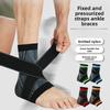Sports Pressure Knitted Straps, Ankle Protection, Anti-sprain Foot Wrapping, Warm Running Fitness Basketball Football Protective Gear