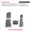 Accelerator Braking Foot Rest Pedal Cover For Car Bmw 3 5 6 7 Series X1 X2 X3 X4 X5 X6 F30 F10 E60G30 Automotive Interiors/Decal hkvr74