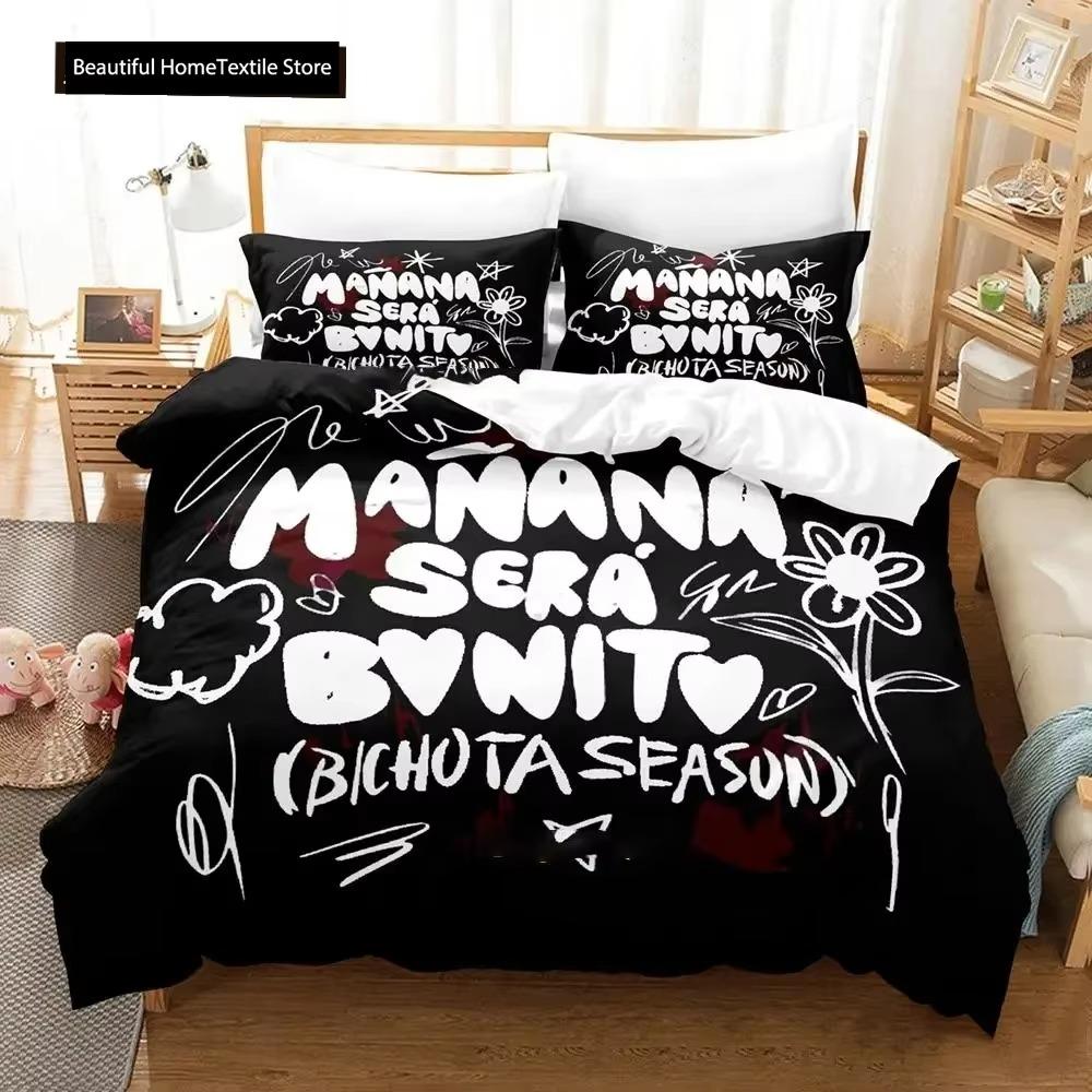 

Karol G New Album Cover Mana Sera Bonito Bichota 2 Beding Set Carton Anime thre-piece Set Tenager Bedrom with Soft Fabric Duvetcover Sets 120*200cm Single