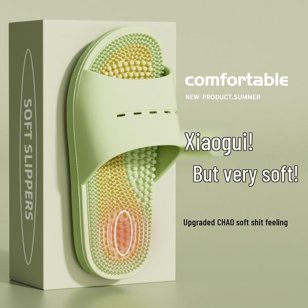 Unisex Non-Slip Acupressure Massage Slippers for Home and Shower