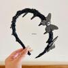 Butterfly High Crown Headband for Women - 2025 Light Luxury Summer Hair Accessory