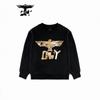 Mens Vintage Crewneck Sweatshirt Loose Fit Couple Style Long Sleeve Student Top Fall