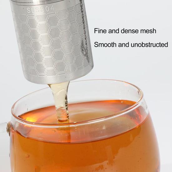 Tea Infuser Food Grade Stainless Steel High Temperature Resistant Loose Tea Strainer Tea Diffuser Filter with Drip Trays