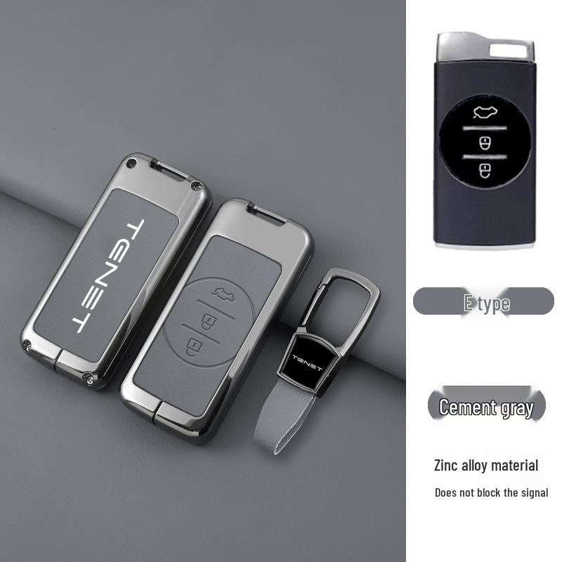 Tenet Tianneng T4/T7/T8/T9 Car Key Metal Protective Case with Hanging Buckle