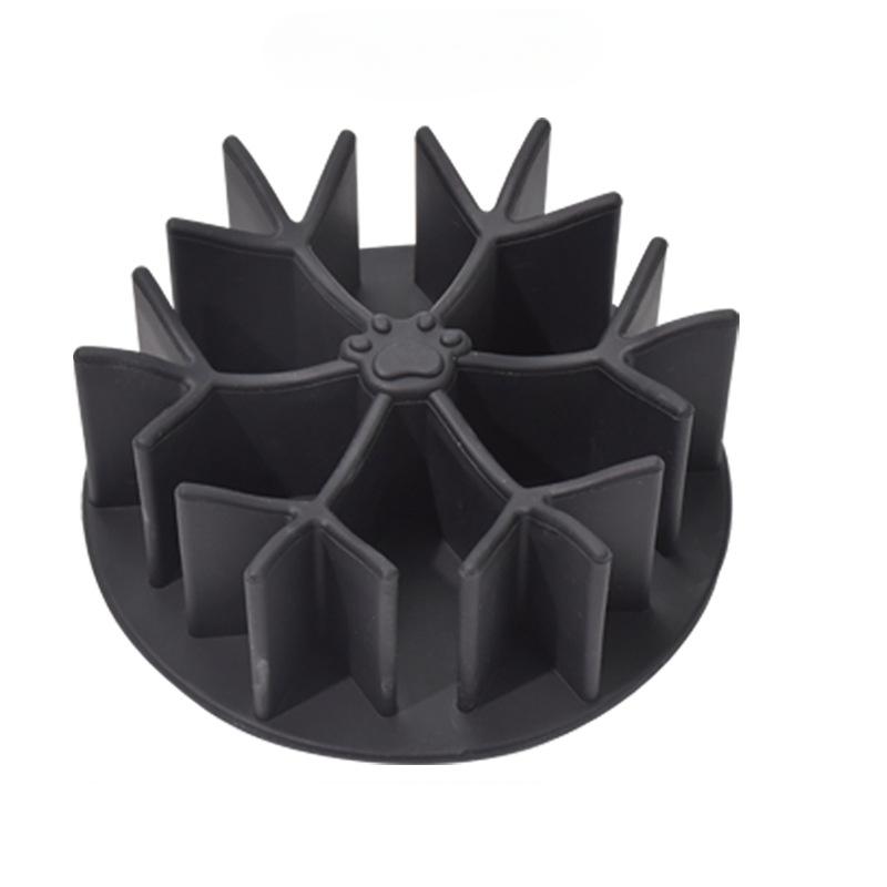 Pet Silicone Food Divider Slow Food Anti-choking Device Extend Eating Time Choking-proof Slow Food Bowl Dog Learning Food Bowl